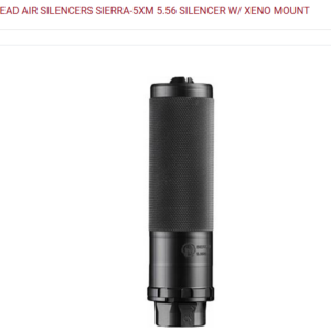 DEAD AIR SILENCERS SIERRA-5XM 5.56 SILENCER W/ XENO MOUNT